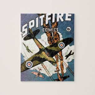 Spitfire Kampfflugzeug - Zweiter Weltkrieg Puzzle