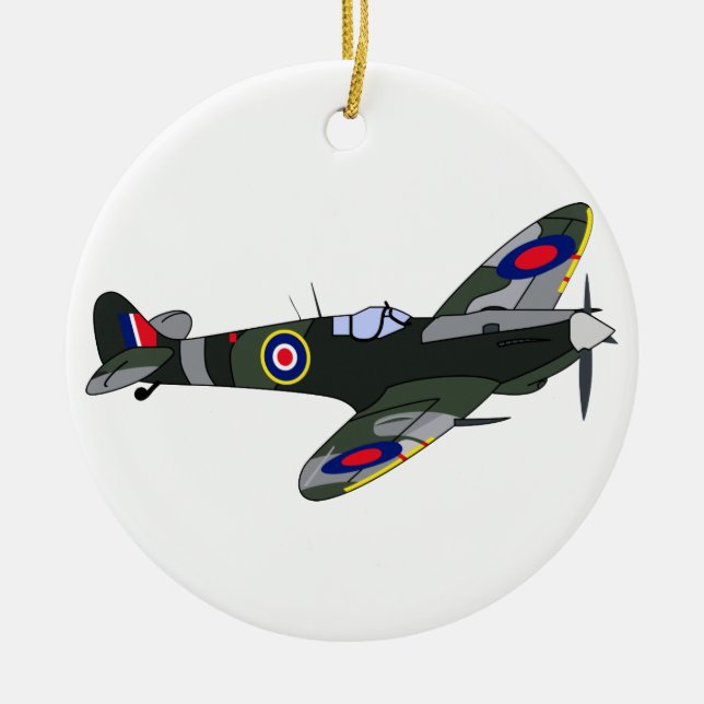Spitfire Keramik Ornament (Vorne)