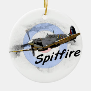Spitfire Keramik Ornament