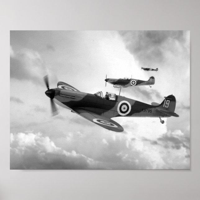 Spitfire Mk I Poster (Vorne)