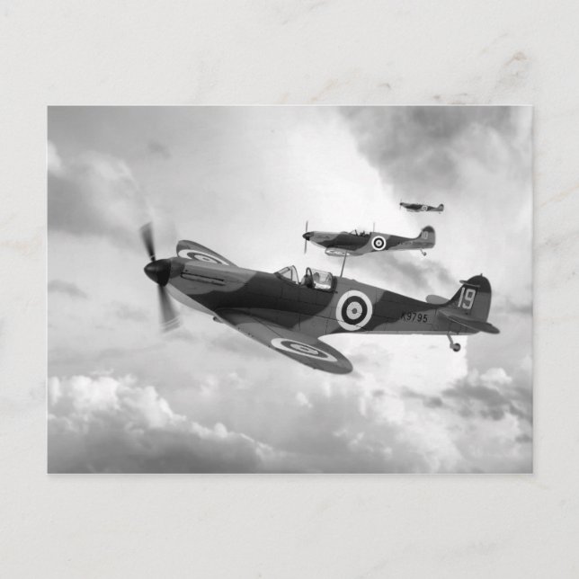 Spitfire Mk I Postkarte (Vorderseite)