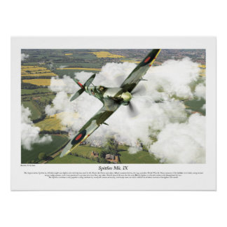 Spitfire Mk. IX Poster