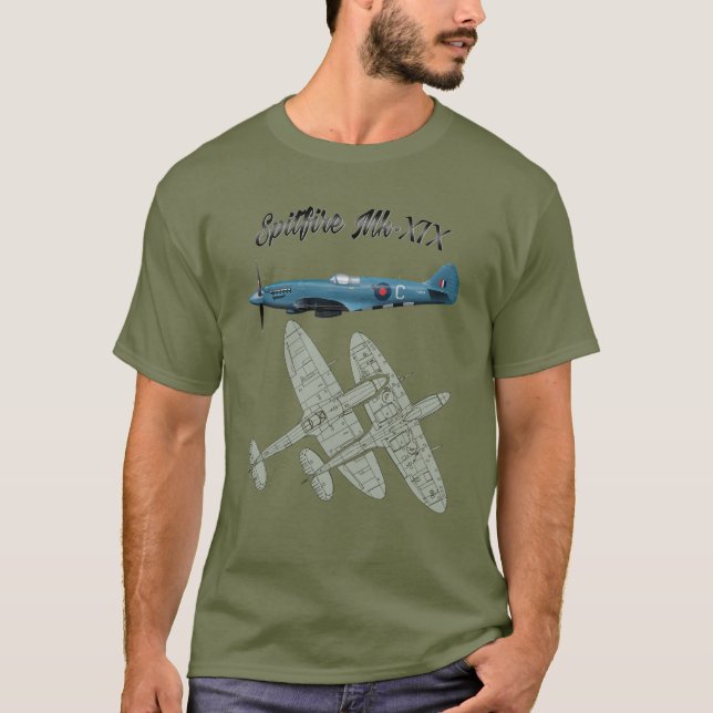 Spitfire MX IX T-Shirt (Vorderseite)