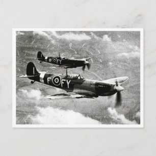 Spitfire Pair Postkarte