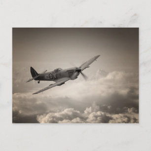 Spitfire Patrol Postkarte