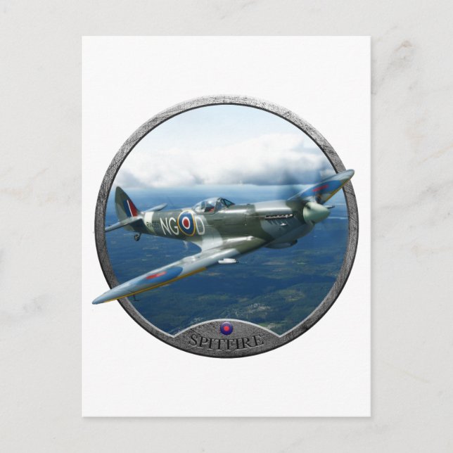 Spitfire Postkarte (Vorderseite)