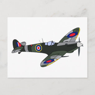 Spitfire Postkarte