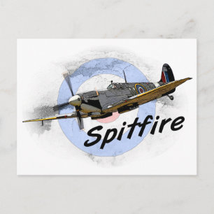 Spitfire Postkarte