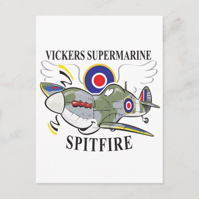 Spitfire Postkarte (Vorderseite)