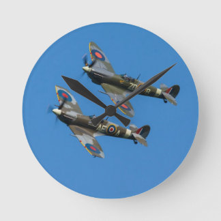 Spitfire Runde Wanduhr