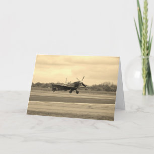 Spitfire Sepiatone Karte