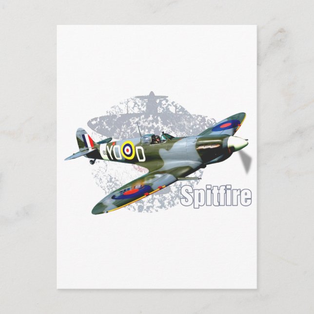 Spitfire Supermarine Postkarte (Vorderseite)