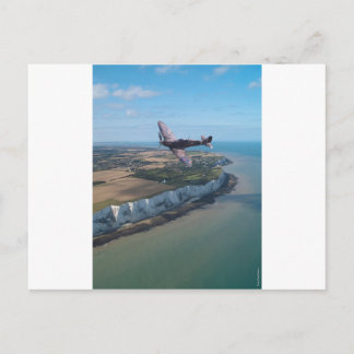 Spitfire über England Postkarte