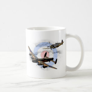 Spitfire und Lancaster Tasse