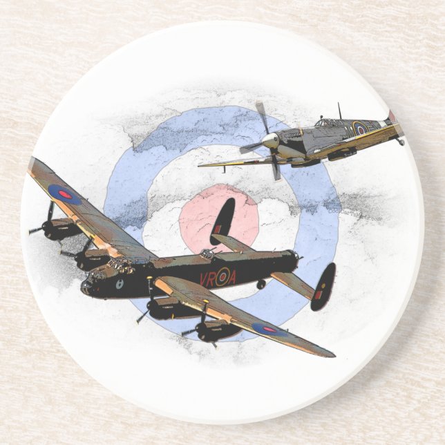 Spitfire und Lancaster Untersetzer (Vorne)