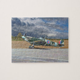Spitfire unter Sturm-Wolken Puzzle
