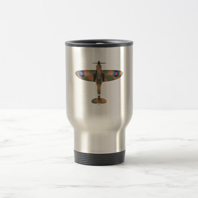 Spitfire von oben reisebecher (Mittel)