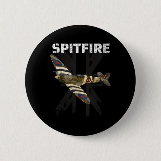 Spitfire Ww2 Schlacht von Großbritannien kämpfen F Button (Vorderseite)