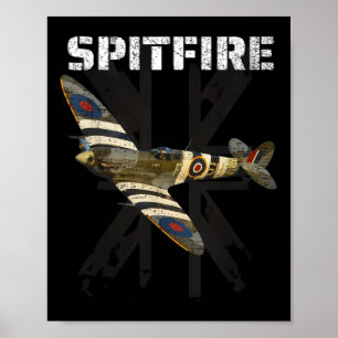 Spitfire Ww2 Schlacht von Großbritannien kämpfen F Poster
