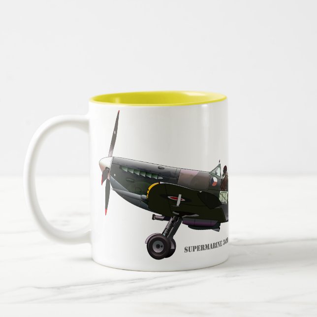 Spitfire Zweifarbige Tasse (Links)