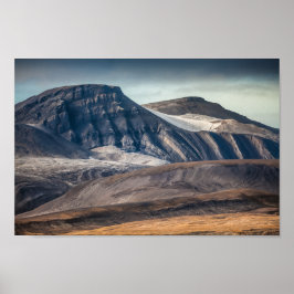 Spitsbergen Landschaftsbild-Foto Poster