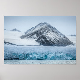 Spitsbergen Svalbard Glacier Poster