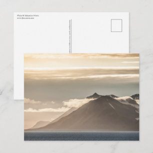 Spitsbergen Svalbard Landschaftsbild-Foto Postkarte