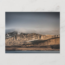 Spitsbergen Svalbard Landschaftsbild-Foto Postkarte