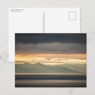 Spitsbergen Svalbard Landschaftsbild-Foto Postkarte