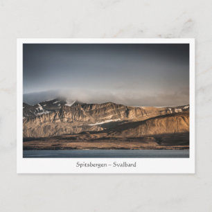 Spitsbergen Svalbard Landschaftsfoto Postkarte