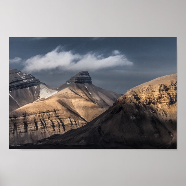 Spitsbergen Svalbard Poster (Vorne)