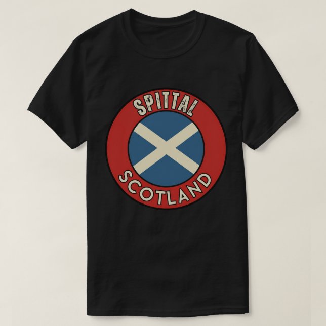 Spittal, Schottland T-Shirt (Design vorne)