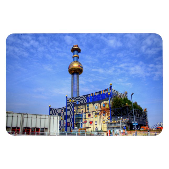 Spittelau, Wien, Österreich Magnet (Horizontal)