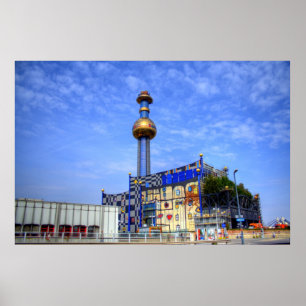 Spittelau, Wien, Österreich Poster