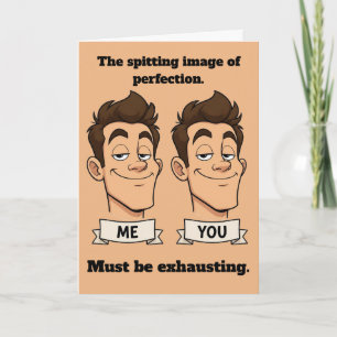 Spitting Image Lustiger Geburtstag Karte