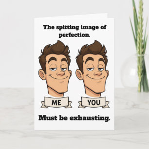 Spitting Image Lustiger Geburtstag Karte