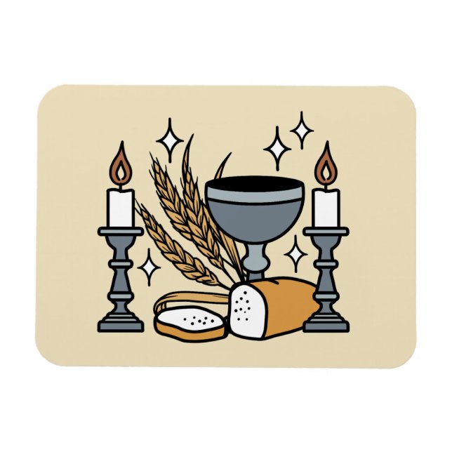 Spitueller Glaube und Gnade – Aufmunternde christl Magnet (Horizontal)