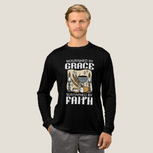 Spitueller Glaube und Gnade – Aufmunternde christl Tri-Blend Shirt
