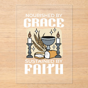 Spitueller Glaube und Gnade – Erhebend Christlich Acryleinladungen