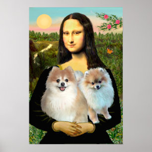 Spitz 3 - Mona Lisa Poster
