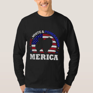 Spitz 4. Juli Amerikanische Flagge T-Shirt