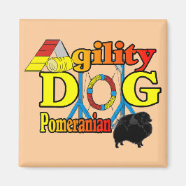 Spitz_Agility Geschenke Magnet