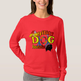 Spitz_Agility Geschenke T-Shirt