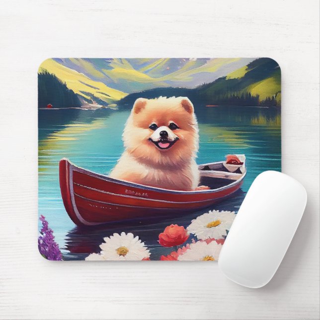 Spitz auf dem Paddle: Ein Landschaftliches Abenteu Mousepad (Mit Mouse)