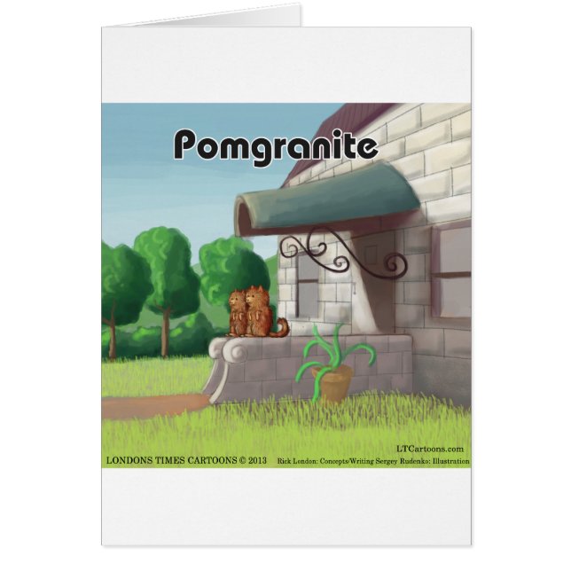 Spitz auf Granit (Granit) Funny (Vorne)