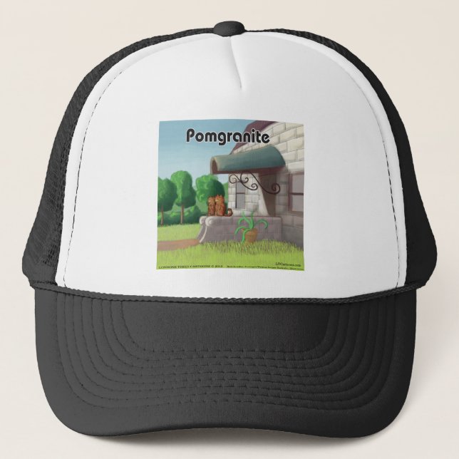 Spitz auf Granit (Granit) Funny Truckerkappe (Vorderseite)