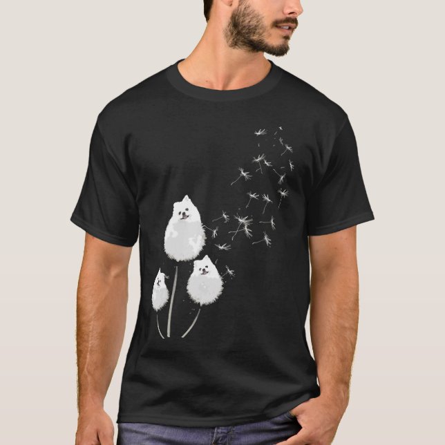 Spitz Dandelion Blume Spitz Kostüm T-Shirt (Vorderseite)