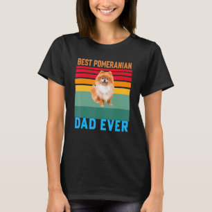 Spitz Dog Besitzer Bester Spitz Vater je T-Shirt
