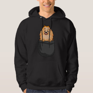 Spitz Dog in Pocket Dog Niedlich Hoodie