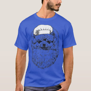 Spitz Dog Koch Koch Funny Cooking T-Shirt
